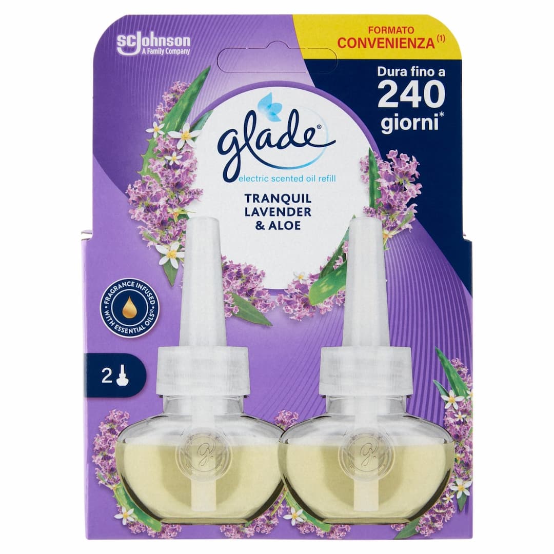4 Ricariche Glade Automatic Spray Relaxing Zen – Profumo Continuo Per Diffusore Elettrico, 60 Giorni