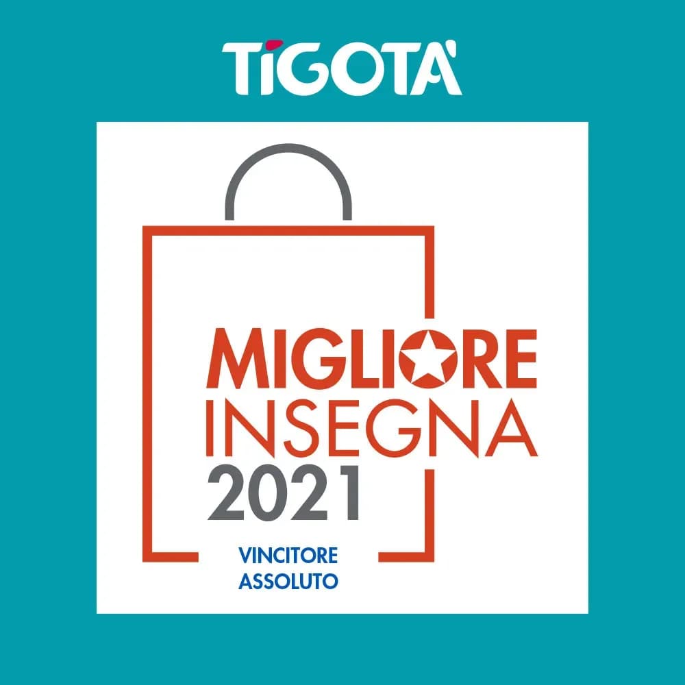 Tigotà vincitore assoluto Miglior Insegna 2021