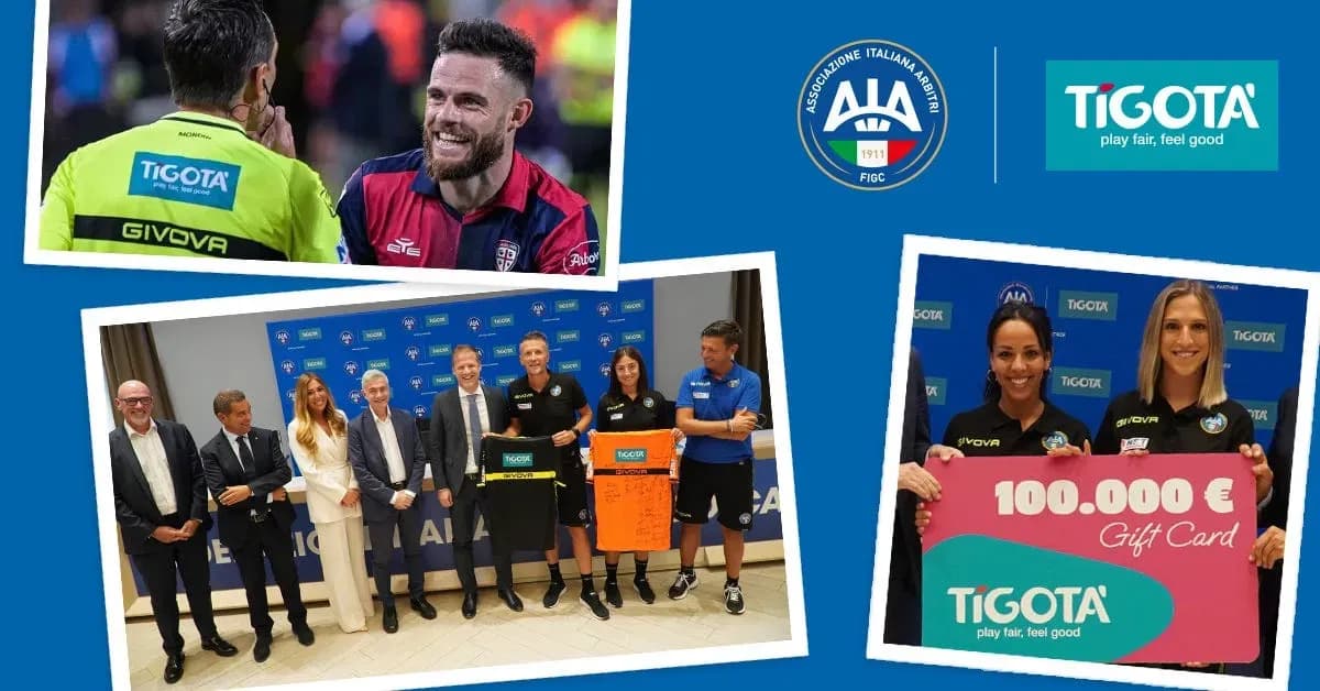 TIGOTÀ SPONSOR DI MAGLIA DELLA FIGC