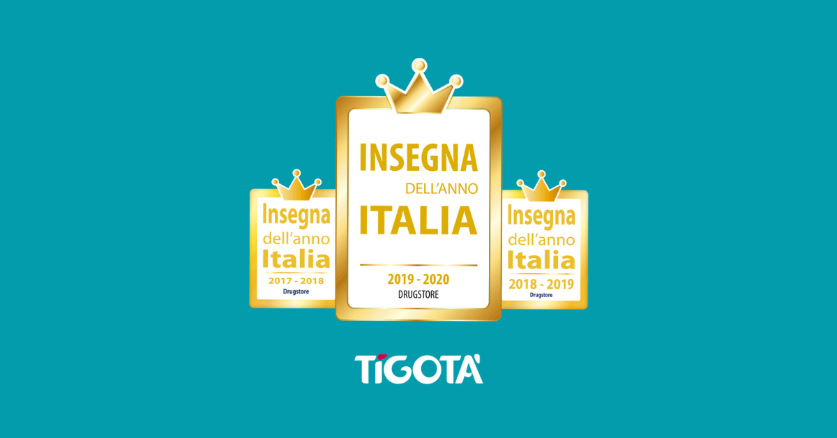 Tigotà Insegna dell'Anno 2019 per la categoria drugstore