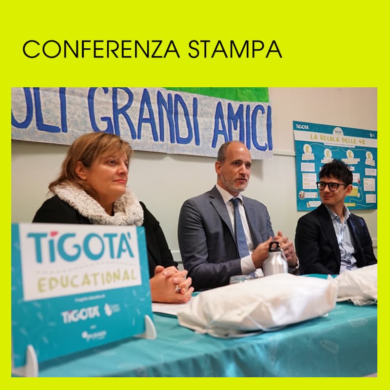 Conferenza stampa di presentazione di Tigotà Educational "STOP SPRECO"