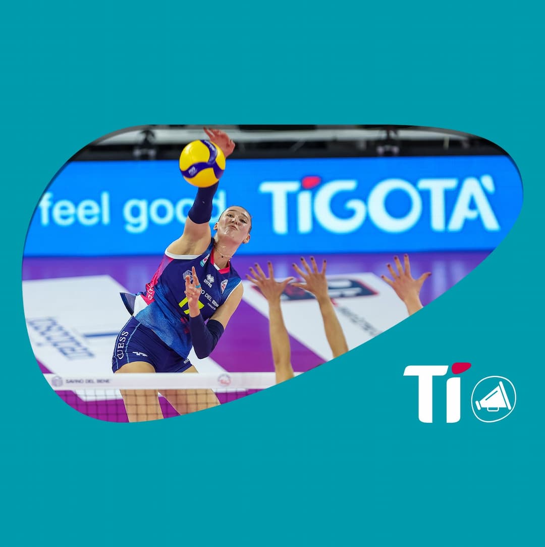 Tigotà è title sponsor dei campionati italiani di serie A1 e A2 di Volley Femminile