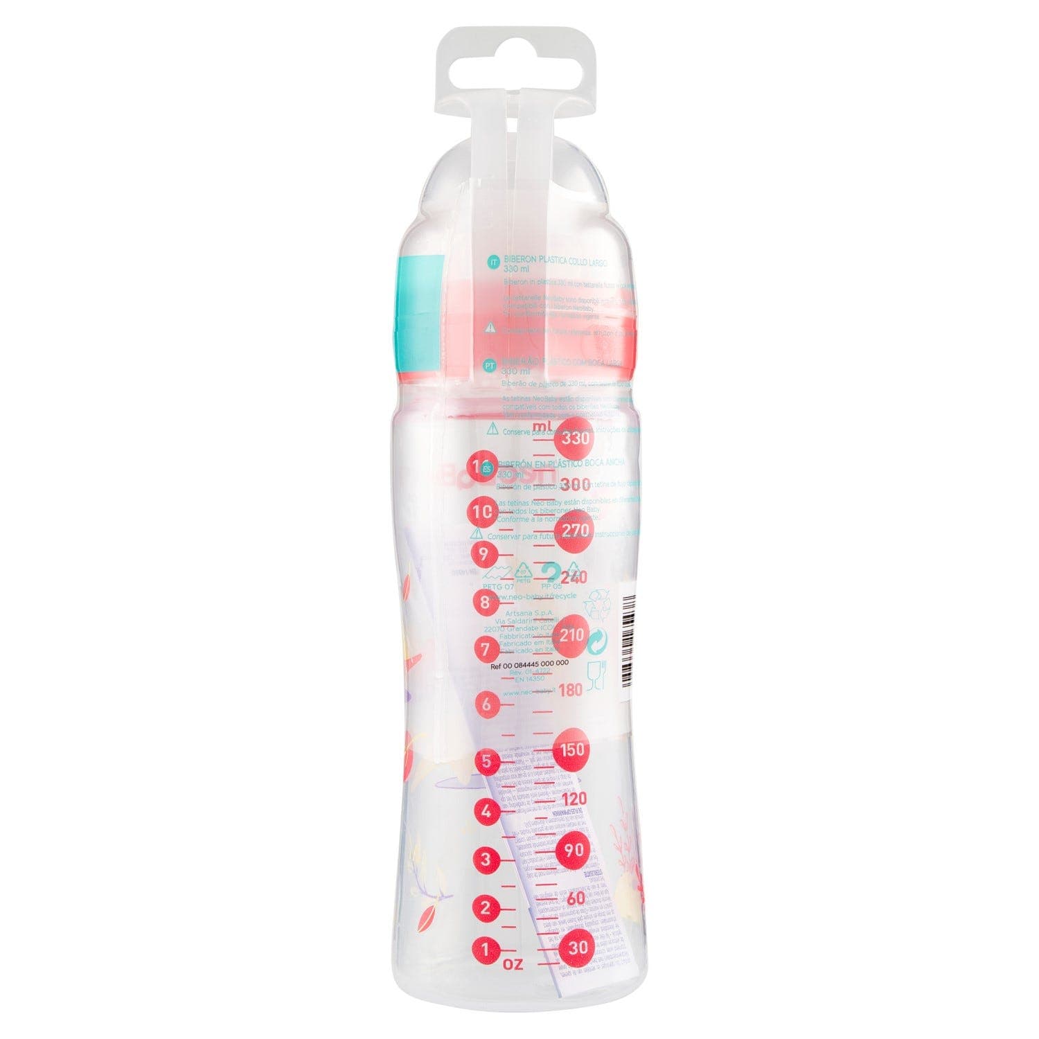 Poupy Biberon 300ml Collo Largo in Silicone, Anticolica e Facile da Poupy Biberon 300ml Collo Largo in Silicone, Anticolica e Facile da